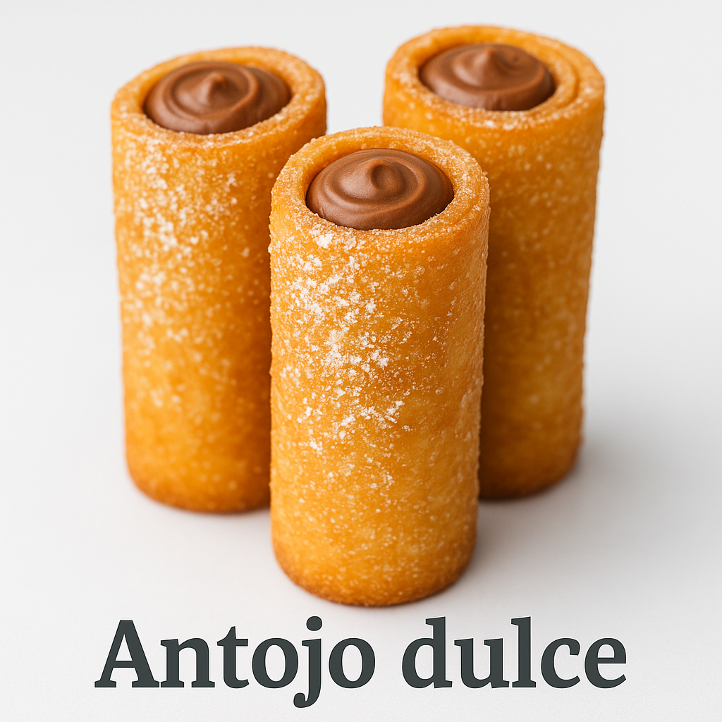 Rollitos de crema de avellana